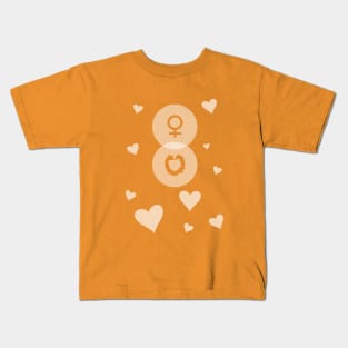 Sailor Moon - Sailor Venus Hearts Kids T-Shirt